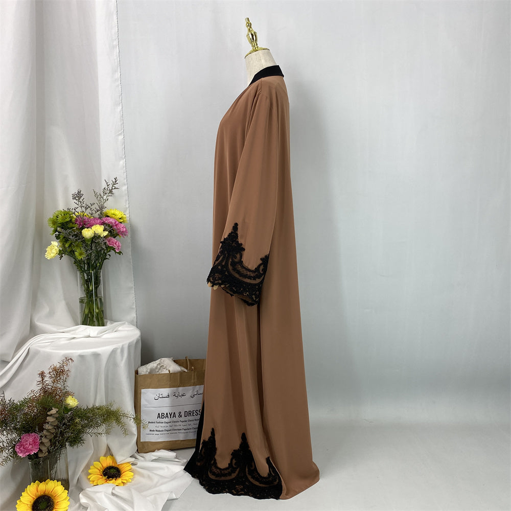  Luxury Beautiful Abaya– Dubai Modest Wear - Side