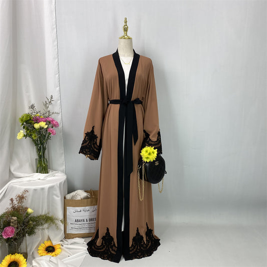  Luxury Beautiful Abaya– Dubai Modest Wear - front